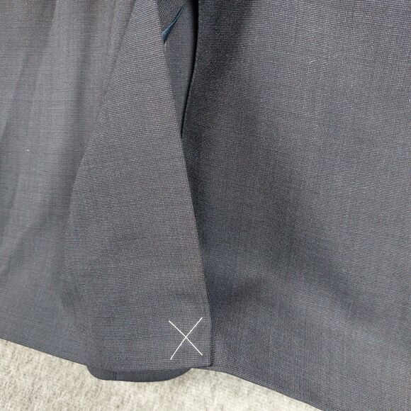 Jos. A. Bank Executive Suit Men's 50L 45W 46x31 Traditional Fit Navy Blue Wool - Picture 14 of 14